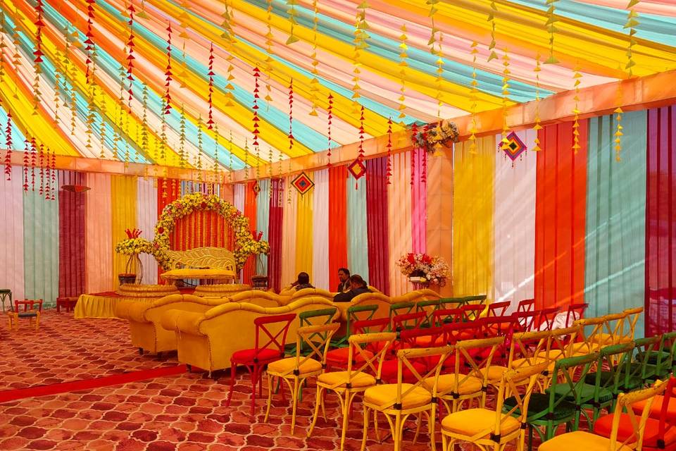 Haldi ceremony decor
