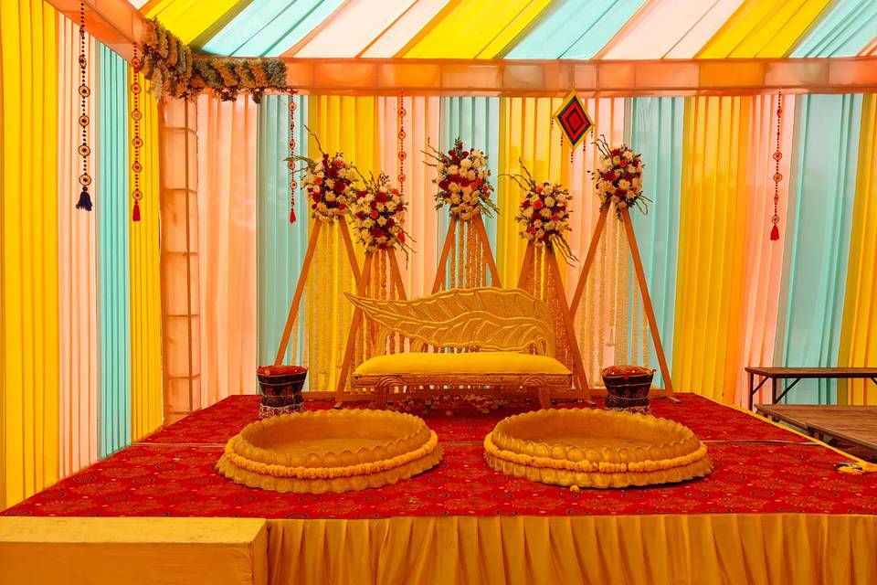 Haldi ceremony decor