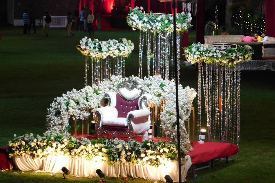 Bride groom seating