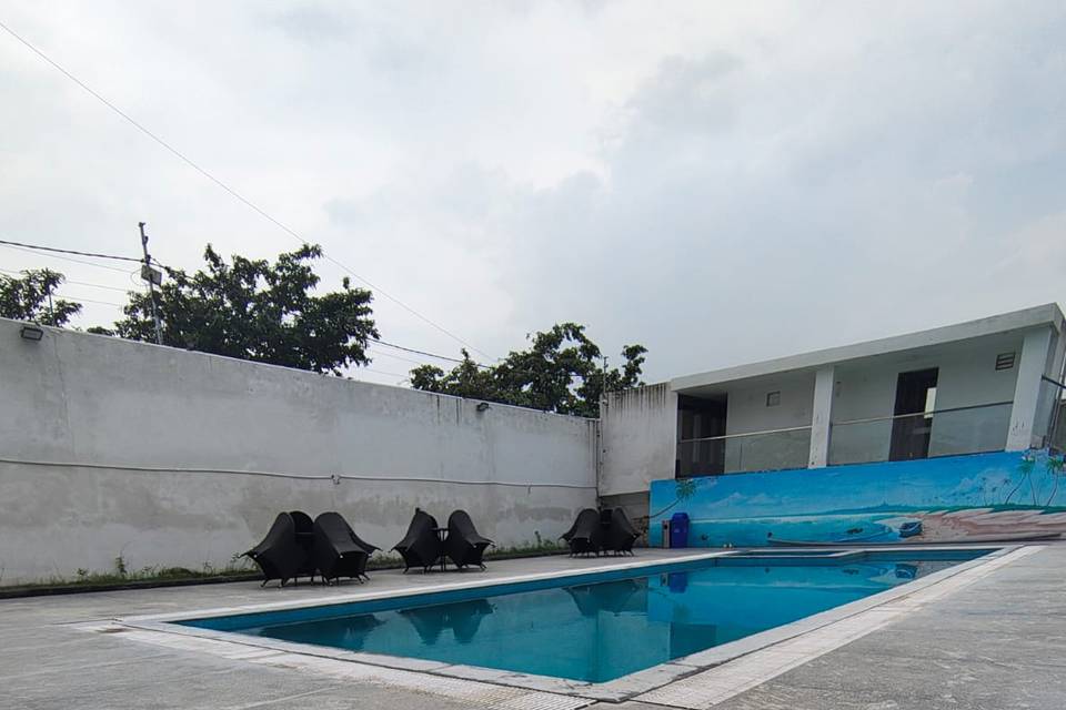 Poolside
