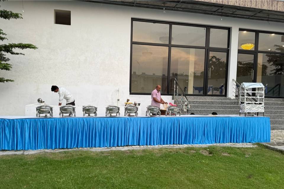 Catering setup