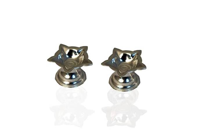 Silver Pancha mukha Diya
