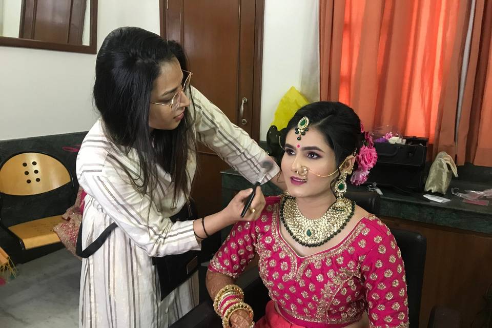 Bridal makeup