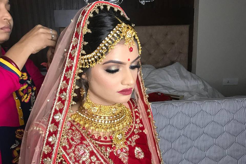 Bridal makeup