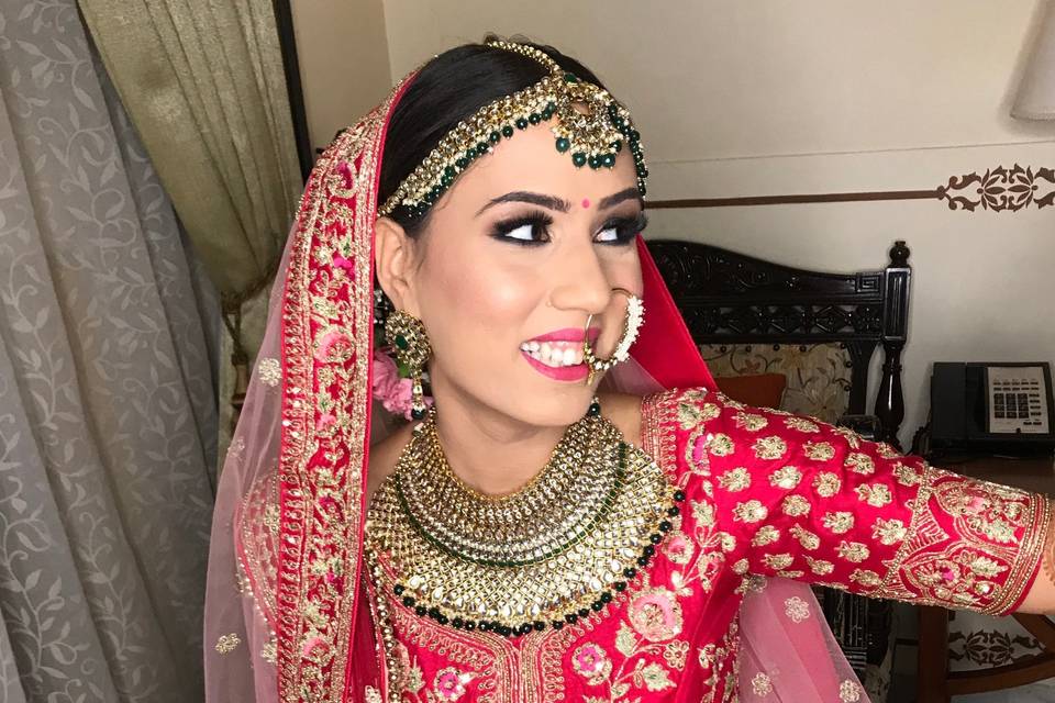 Bridal makeup