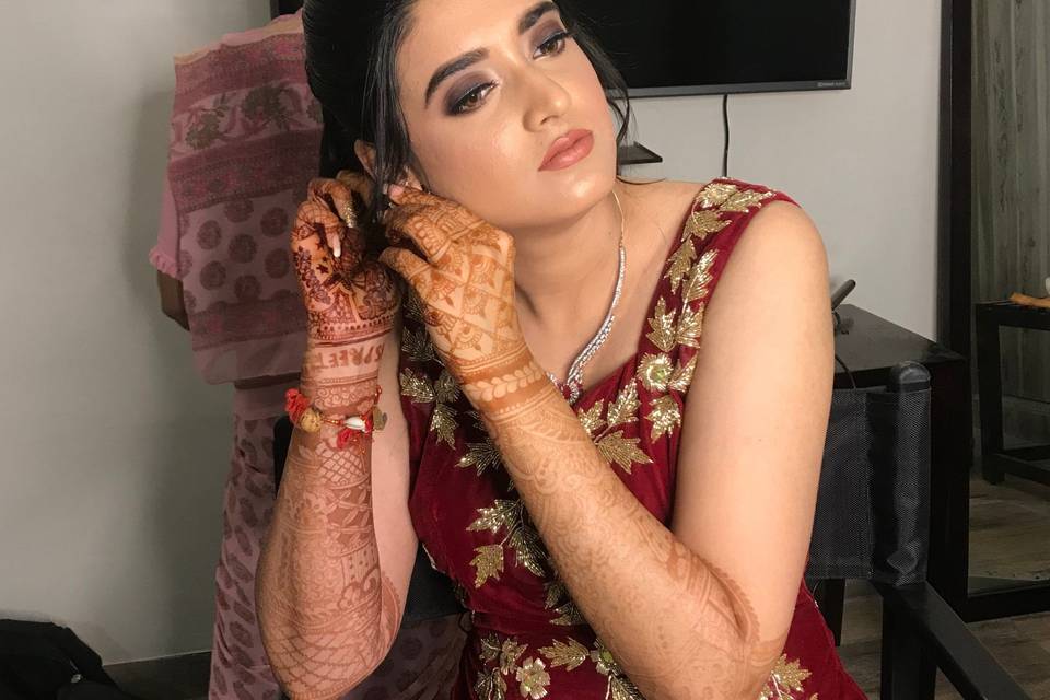 Bridal makeup