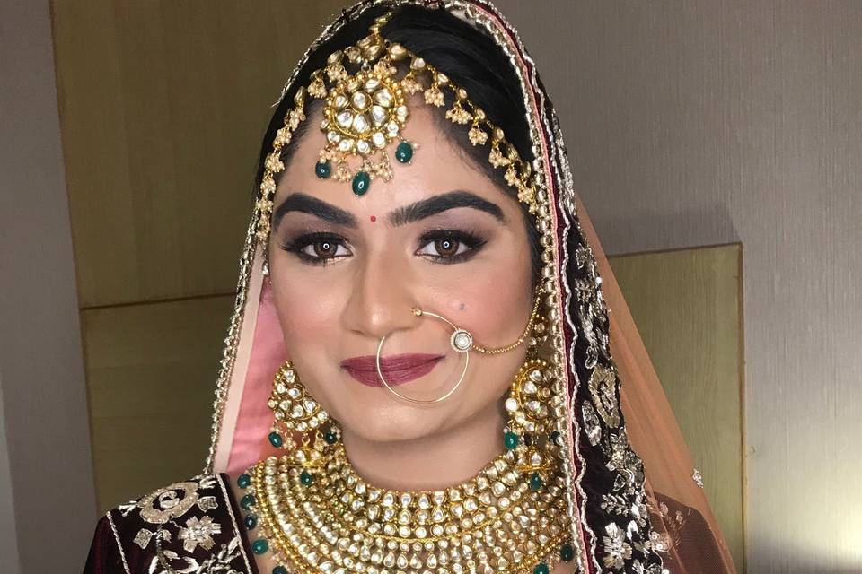 Bridal makeup