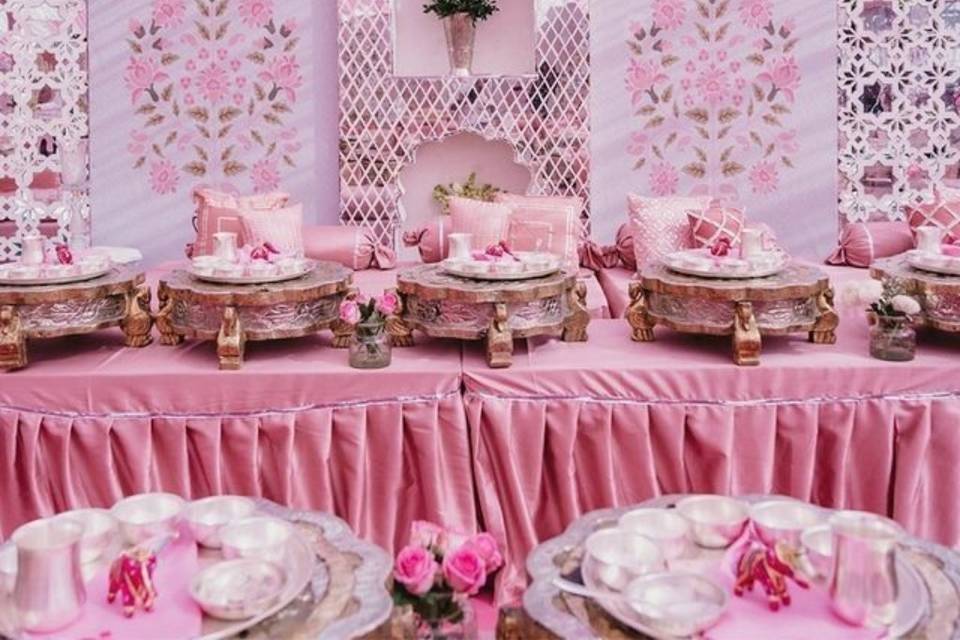 Pink set-up