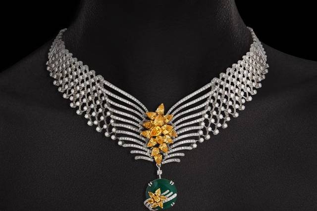 Tribhovandas bhimji zaveri on sale diamond jewellery designs