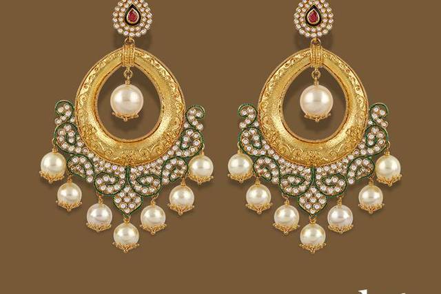 Tribhovandas bhimji zaveri diamond jewellery designs with on sale price