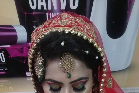 Bridal makeup