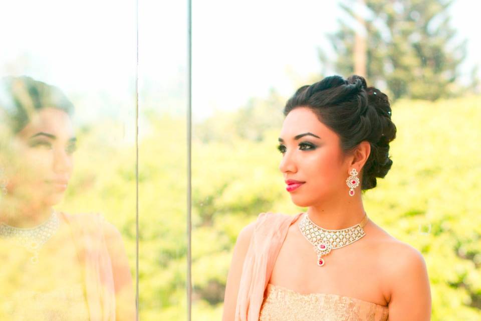 Bridal makeup