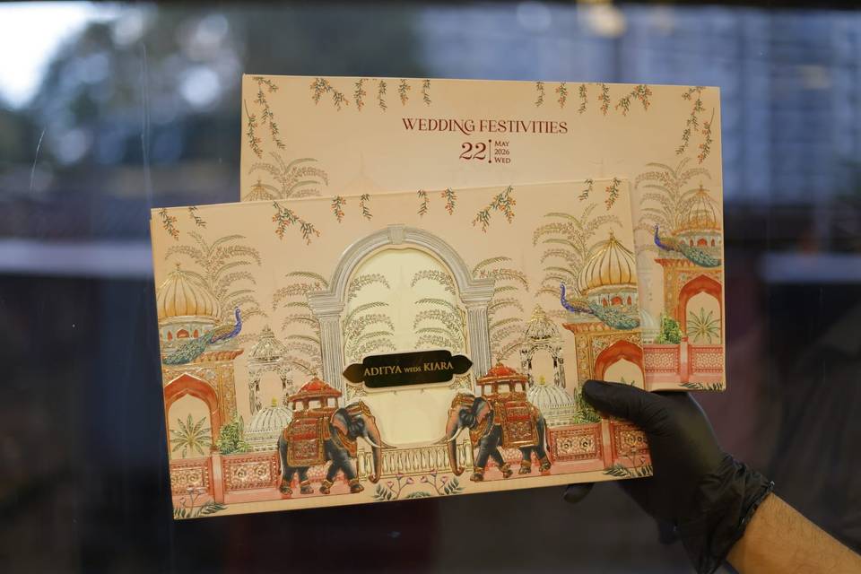 Inviataion card bandhan cards