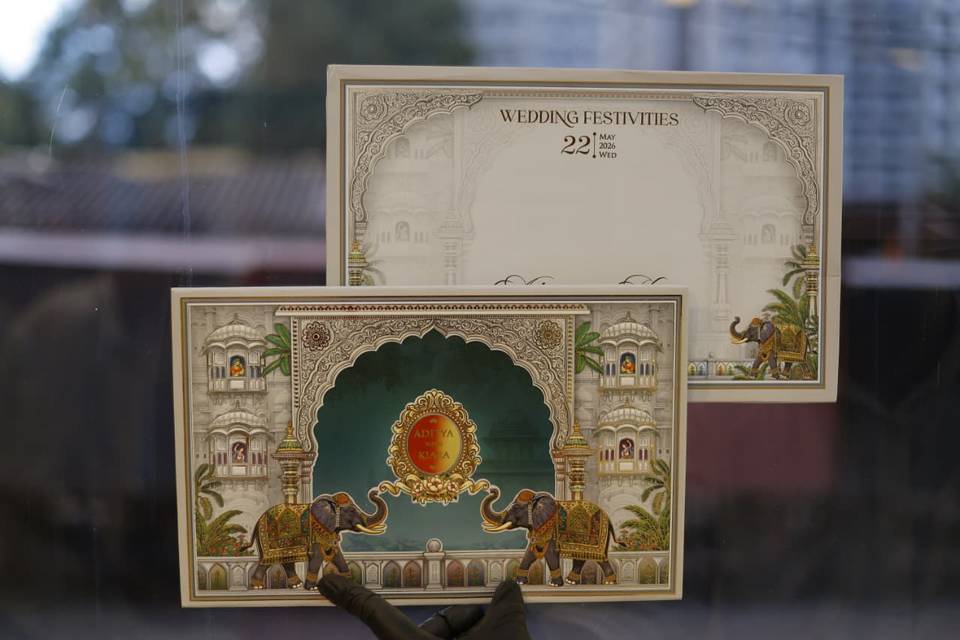 Inviataion card bandhan cards