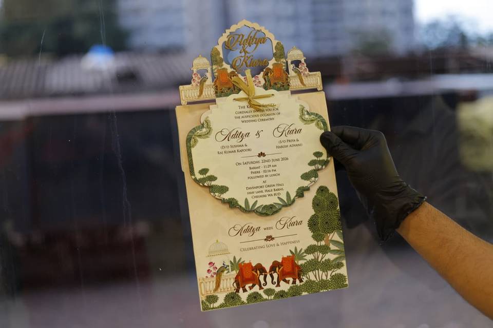Inviataion card bandhan cards
