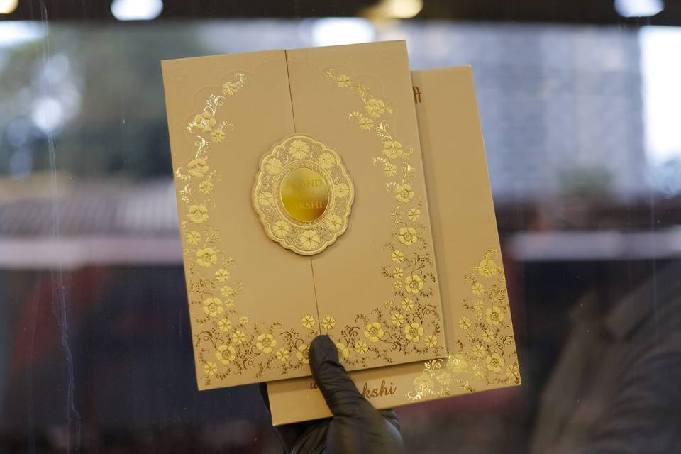 Inviataion card bandhan cards