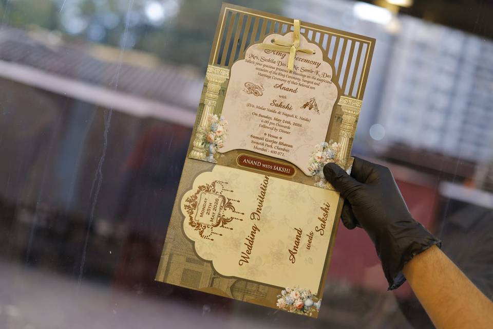 Inviataion card bandhan cards