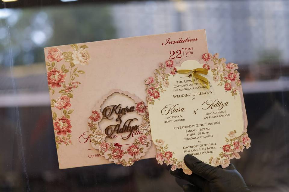Inviataion card bandhan cards