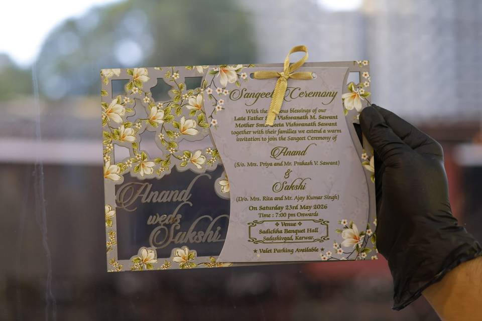 Inviataion card bandhan cards