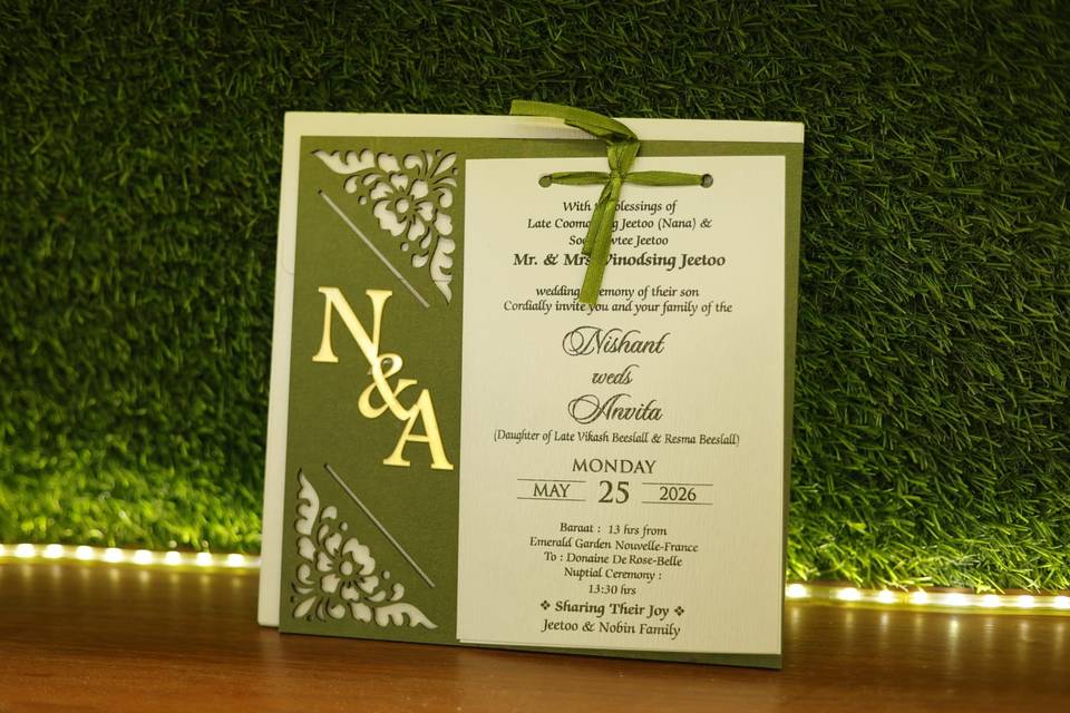 Inviataion card bandhan cards