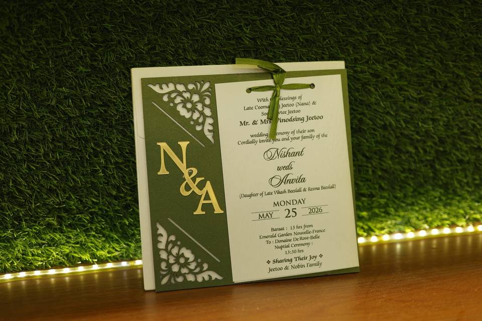 Inviataion card bandhan cards
