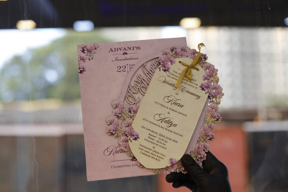 Inviataion card bandhan cards