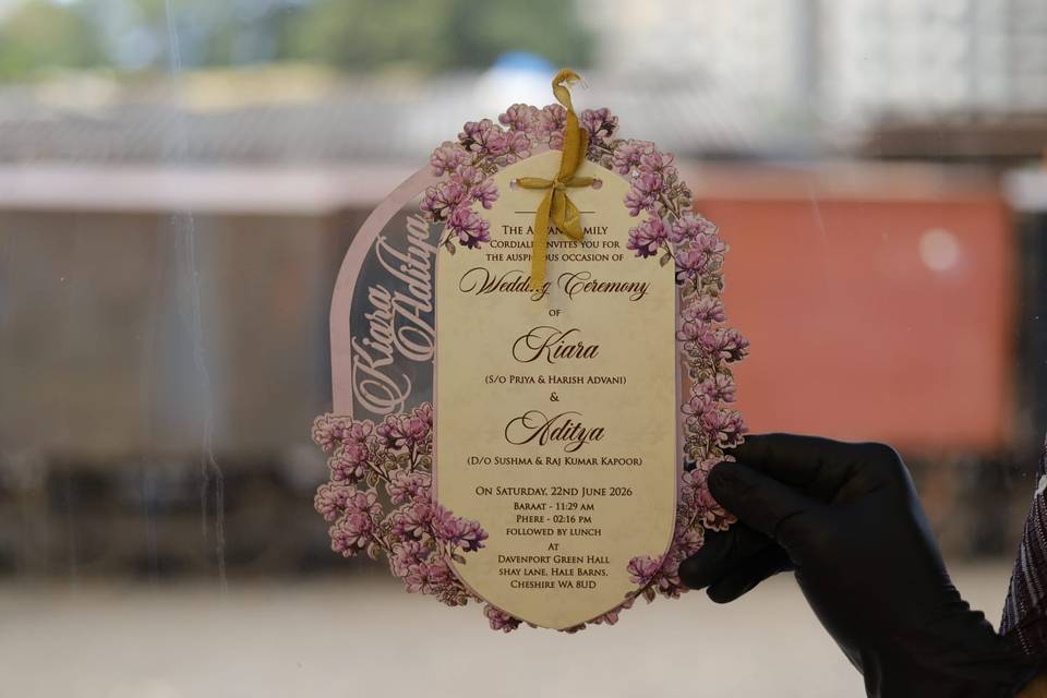 Inviataion card bandhan cards
