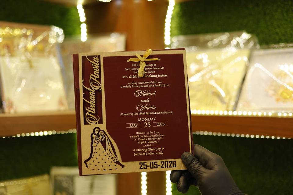Inviataion card bandhan cards