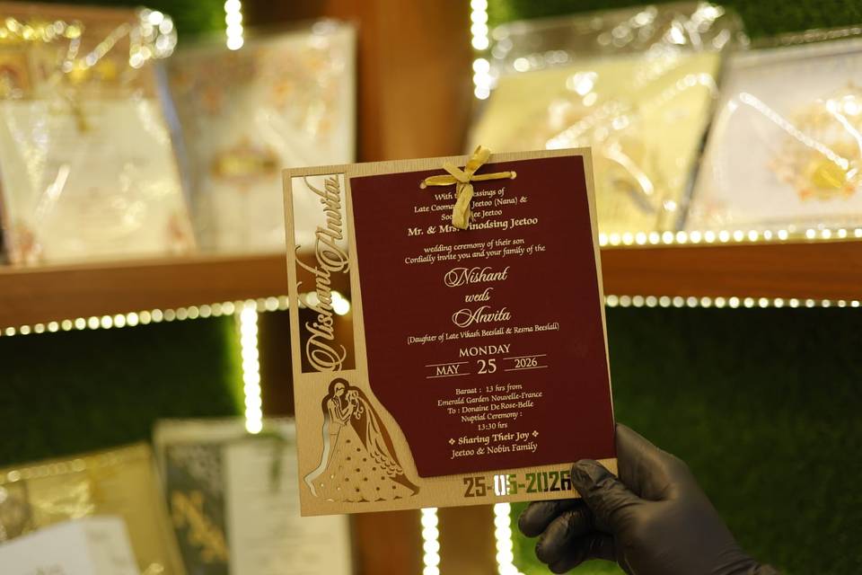 Inviataion card bandhan cards