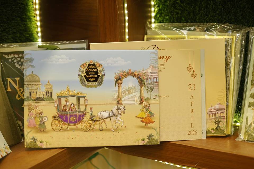Inviataion card bandhan cards