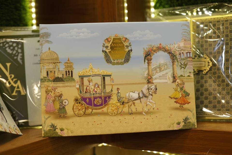 Inviataion card bandhan cards