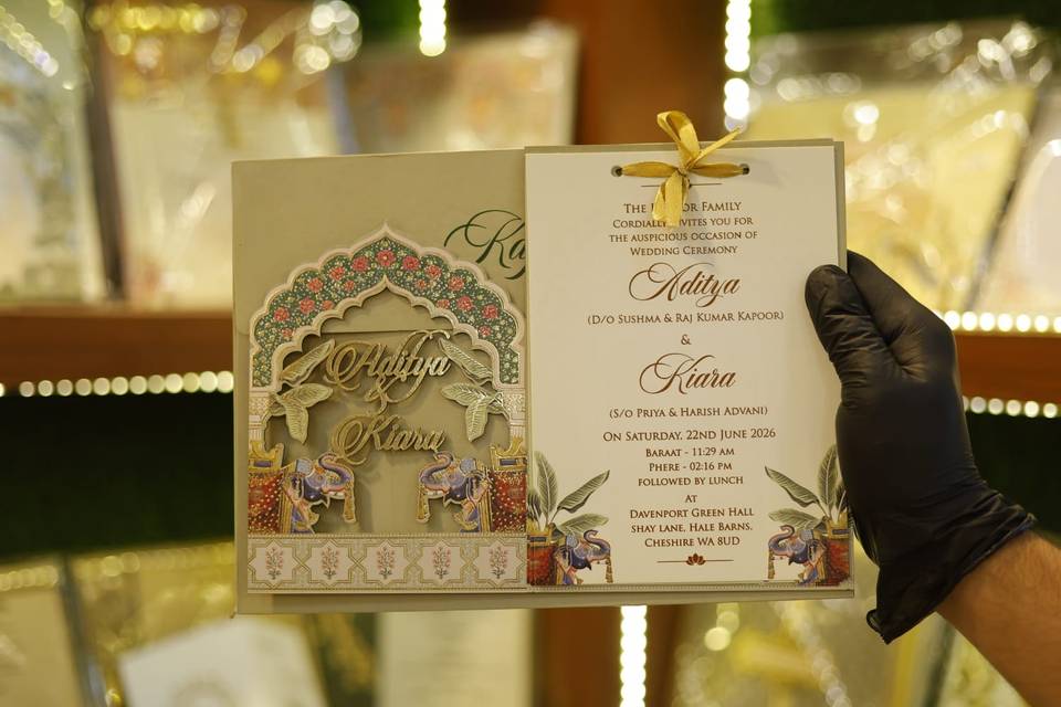 Inviataion card bandhan cards