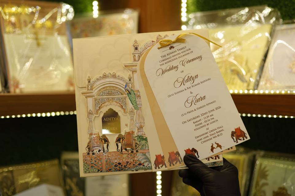 Inviataion card bandhan cards
