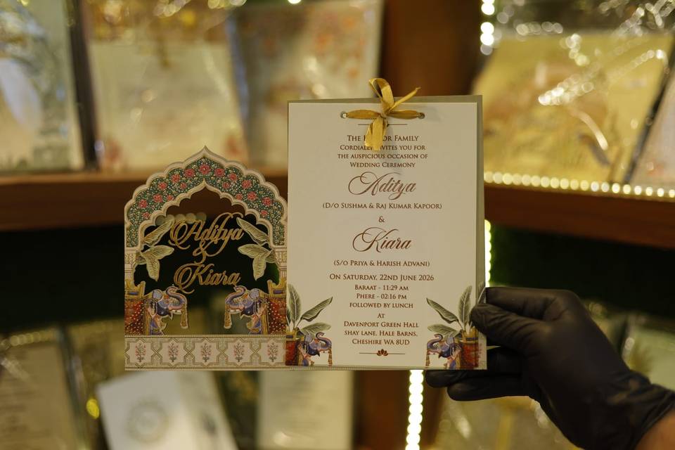 Inviataion card bandhan cards