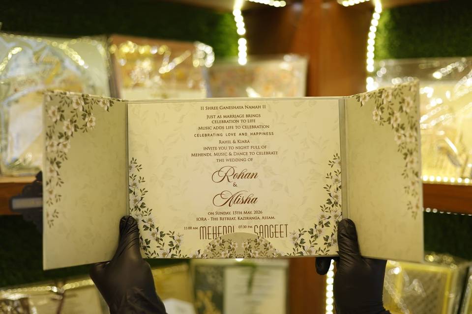 Inviataion card bandhan cards