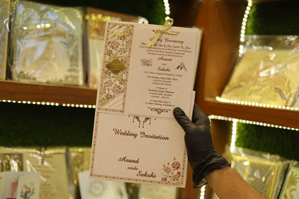 Inviataion card bandhan cards