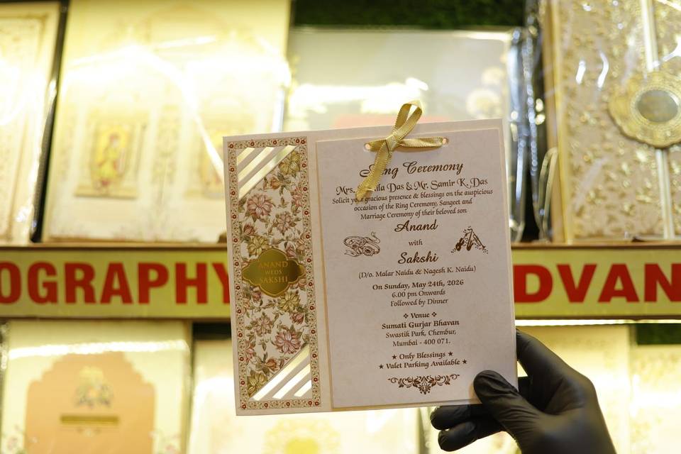 Inviataion card bandhan cards