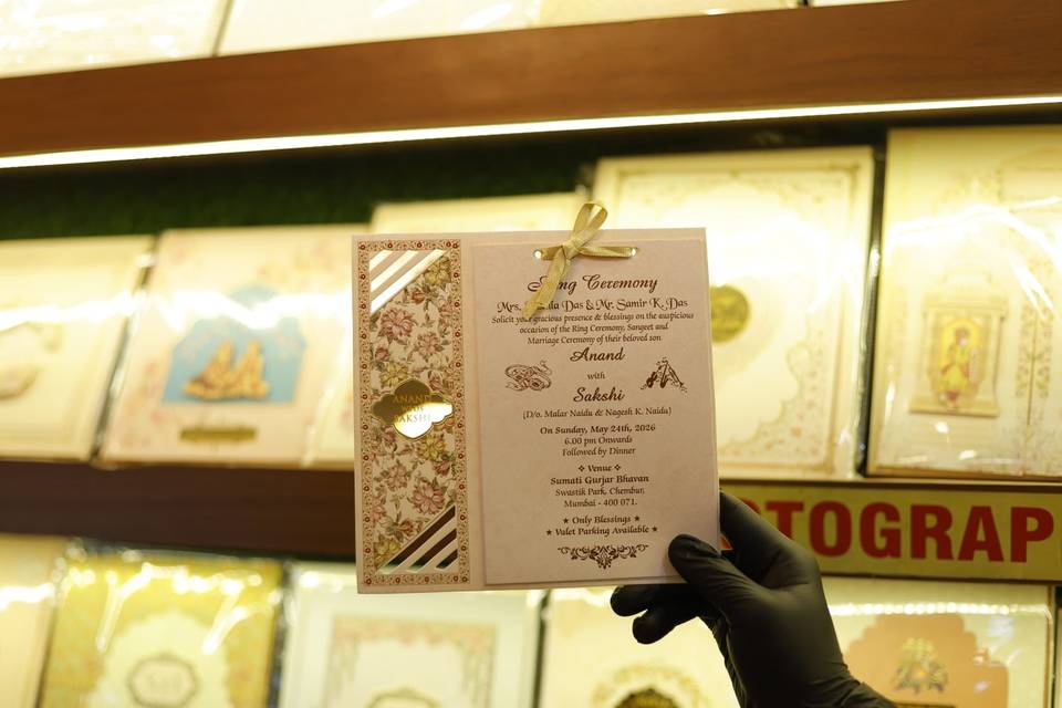 Inviataion card bandhan cards