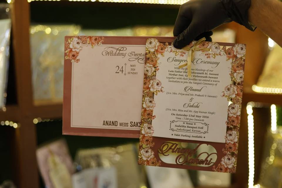Inviataion card bandhan cards