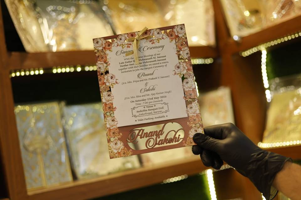 Inviataion card bandhan cards