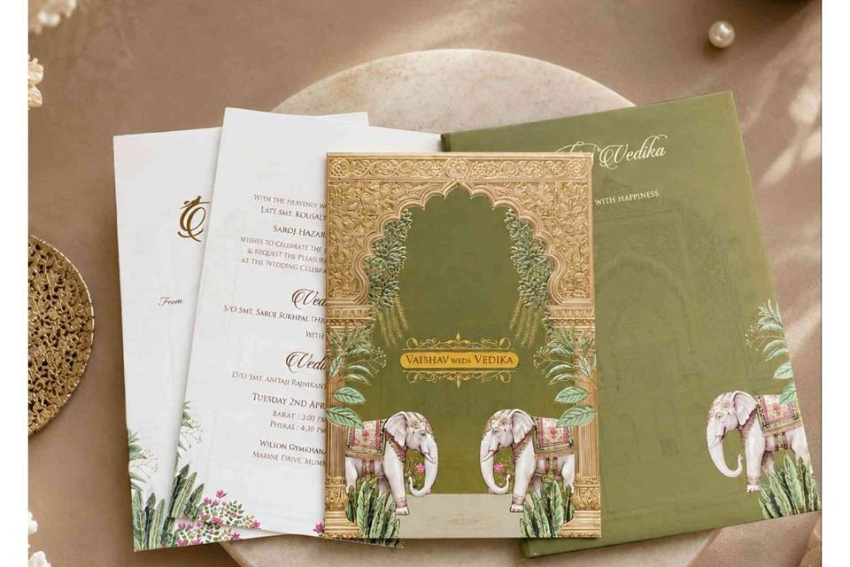 Inviataion card bandhan cards