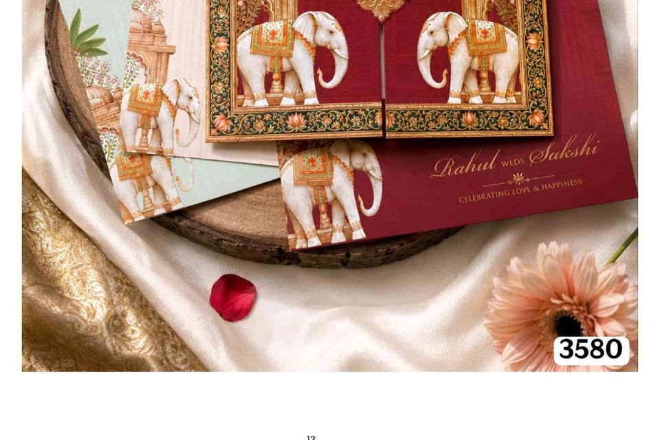 Inviataion card bandhan cards