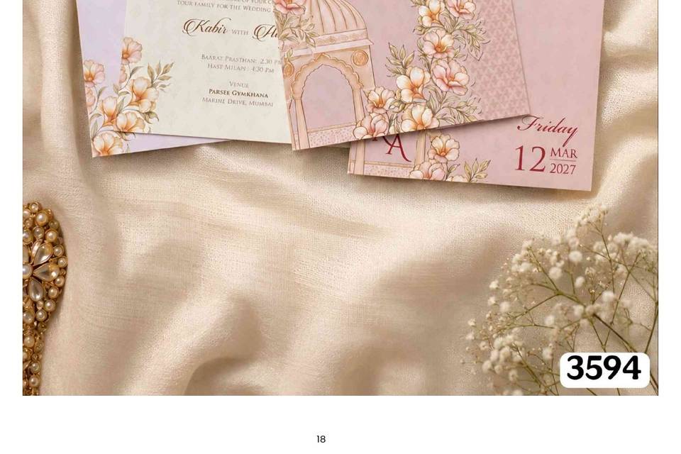 Inviataion card bandhan cards
