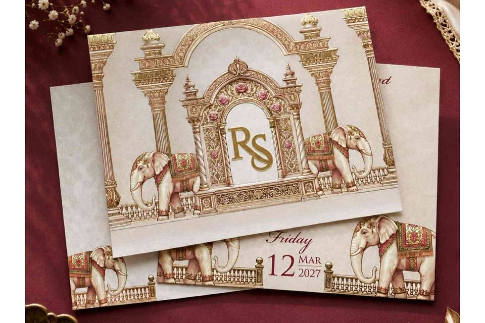 Inviataion card bandhan cards