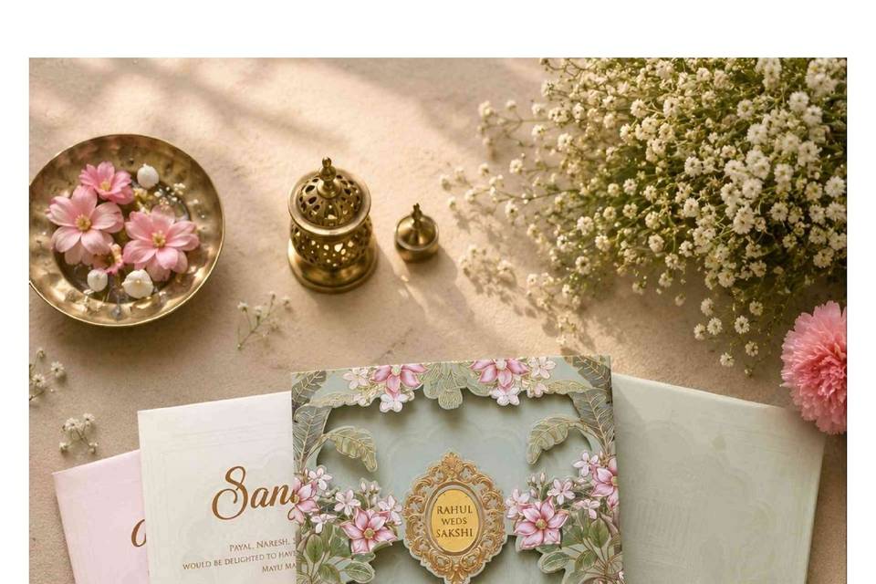 Inviataion card bandhan cards