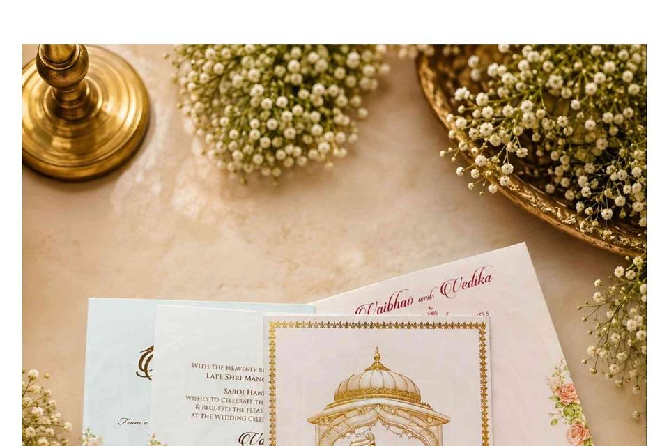 Inviataion card bandhan cards