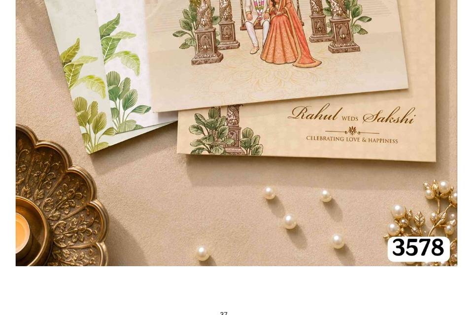 Inviataion card bandhan cards