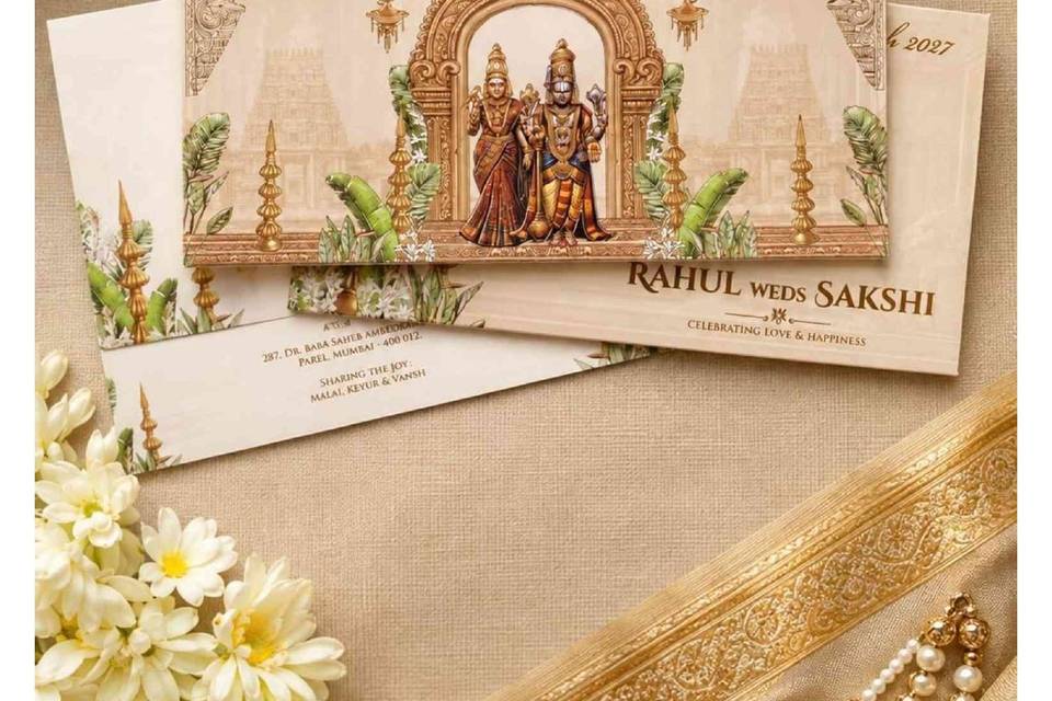 Inviataion card bandhan cards