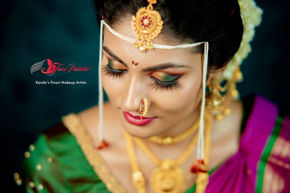 Maharashtian Makeup Look