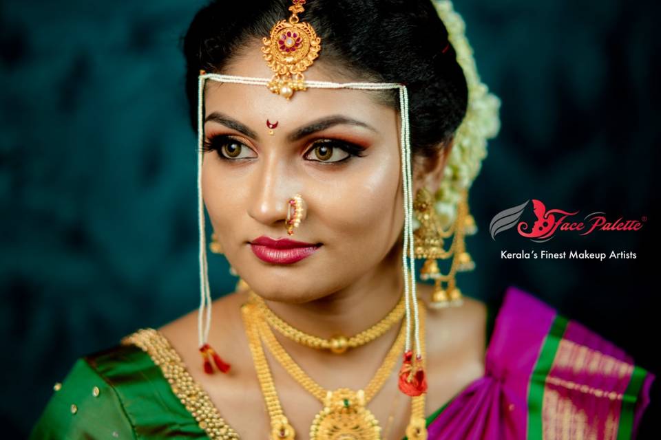 Maharashtian Makeup Look